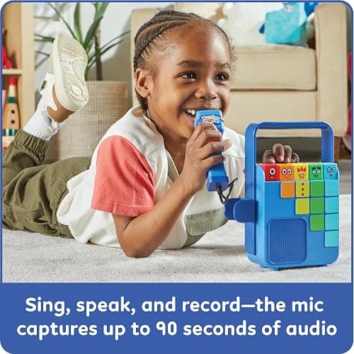 hand2mind Numberblocks Sing and Record Music Player, Kids Karaoke Microphone, Musical Toys, Toddler Boombox, Counting Toys, Preschool Math Learning Activities, Numbers for Toddlers, Birthday Gifts thumbnail 5