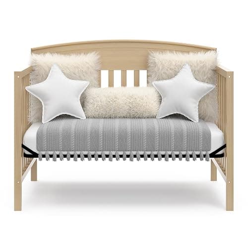 Graco Benton 5-in-1 Convertible Crib (Driftwood) – GREENGUARD Gold Certified, Converts from Baby Crib to Toddler Bed, Daybed and Full-Size Bed, Fits Standard Full-Size Crib Mattress thumbnail 10