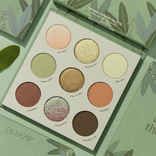 ColourPop Sage the Day Eyeshadow Palette - Sage & Olive Palette with Metallic and Matte Finishes - High-Pigment Eye Makeup with a Long-Wearing Formula (0.3 oz) - Sage the Day thumbnail 5