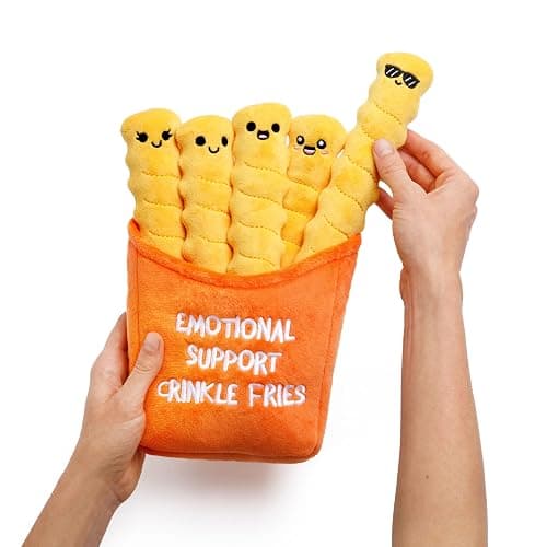 WHAT DO YOU MEME? Emotional Support Crinkle Fries — Plush Fries by Emotional Support Pals thumbnail 4