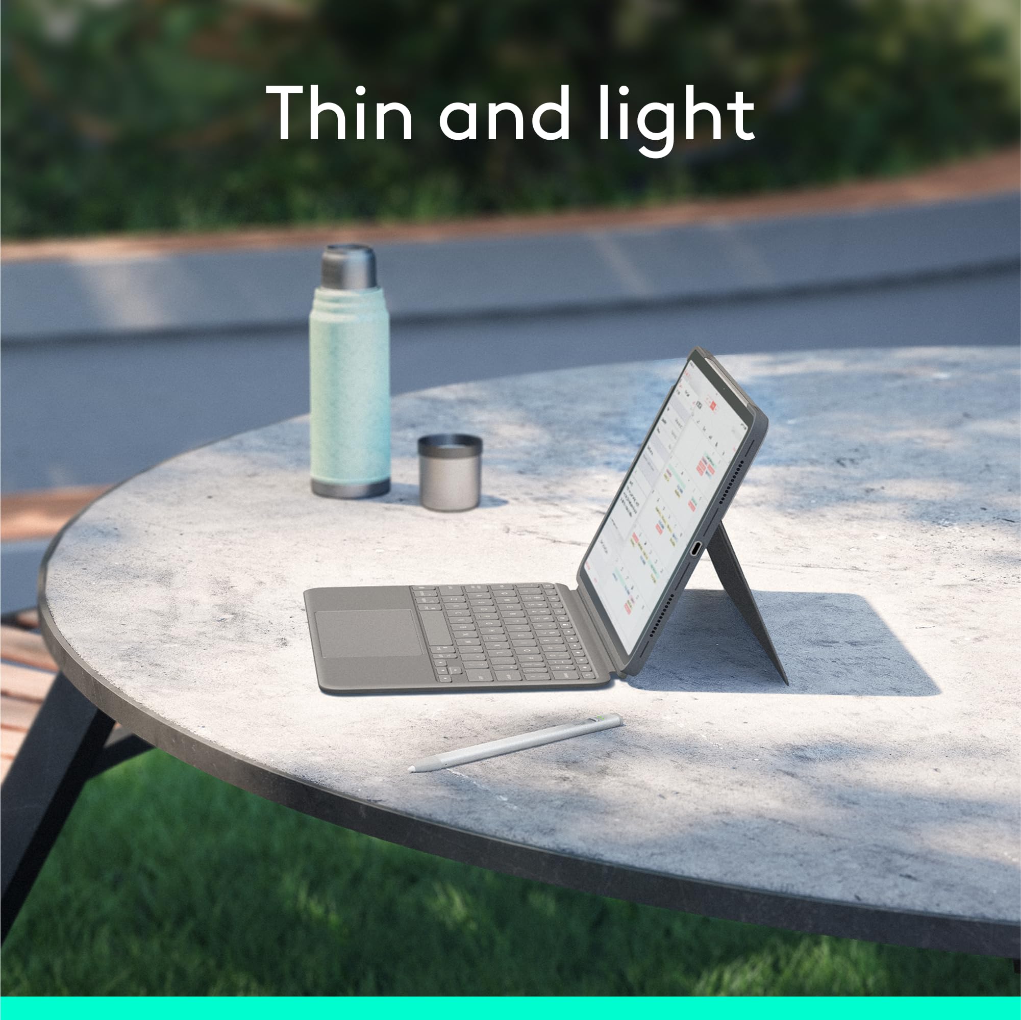 Logitech Combo Touch iPad Air 11-inch (M2 & M3), iPad Air (5th gen - 2022) Keyboard Case - Detachable Backlit Keyboard with Kickstand thumbnail 7