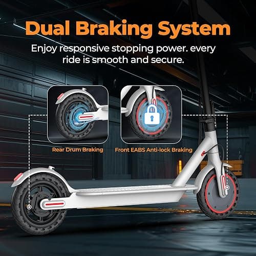 MAXSHOT Electric Scooter for Adults, 8.5/10/14" Tires, 19/22Mph, 350W/500W Motor, 21-28 Miles Range, Folding E-Scooter with Dual Suspension,APP(V1/SPRO/MAX/PRO/X1/X1PRO/PR) thumbnail 5