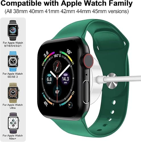 𝟐𝟎𝟐𝟔 𝐔𝐩𝐠𝐫𝐚𝐝𝐞𝐝 Magnetic Charging Cable for Apple Watch Charger,[USB C Port] Wireless Charging Cable Compatible with iWatch Series Ultra/10/9/8/7/6/SE/SE2/5/4/3/2[3.3FT]-White thumbnail 3