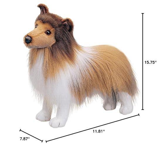 Douglas Dixie Sheltie Dog Shetland Sheepdog Plush Stuffed Animal thumbnail 2
