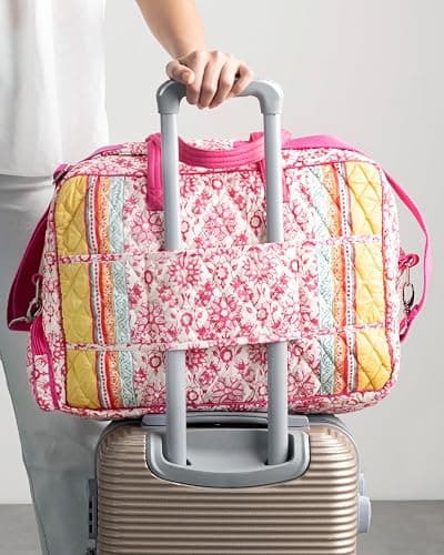 Maison d' Hermine Weekender Bags for Women Cotton Quilted Duffel Overnight Luggage Weekend Bag for Men Gym Gifts Travel thumbnail 9