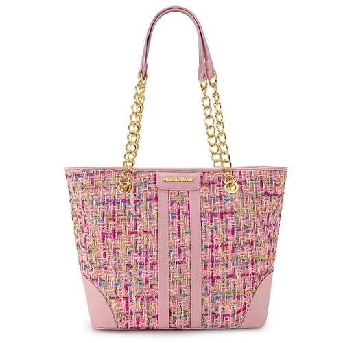 Montana West MEDIUM Tote Bag for Women Quilted Chain Handbags Shoulder Purse - Image 1