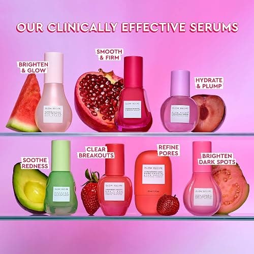Glow Recipe Pomegranate Copper Peptides Face Serum - Plumping, Firming Multi Peptide Anti Aging Serum for Women & Men + Hydrating Hyaluronic Acid to Smooth Lines, Support Collagen & Skin Elastin, 30ml thumbnail 8