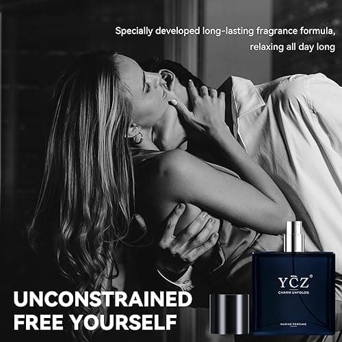 Ycz Charm Unfolds Marine Perfume for Men, 1.7 oz. Long Lasting Eau De Parfum Cologne For Men, Oriental Woody Fragrance - Ideal Special Occasions, Making it the Ideal gentlemen’s Gift thumbnail 6