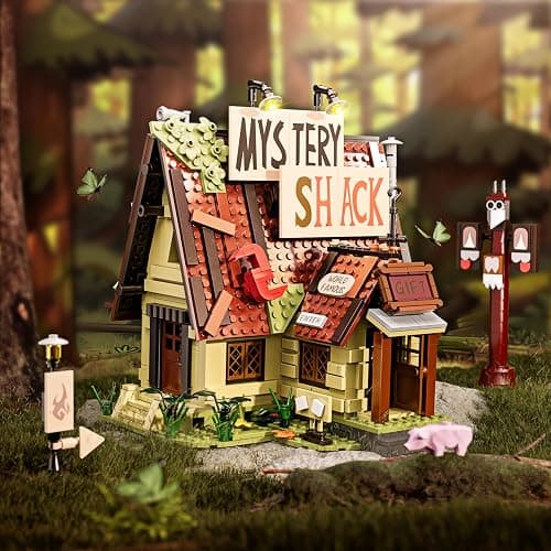 Gravity House Building Sets, Mystery Shack House Building Blocks Toy, Compatible with Lego, Collectible Buildable Fun Model Toys, Gift for 6+ Boys Girls Adults and Fans (965 PCS) thumbnail 2