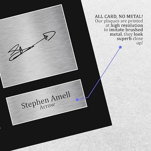 HWC Trading Stephen Amell Arrow Gifts USL Printed Signed Autograph Picture for TV Show Fans - US Letter Size thumbnail 5