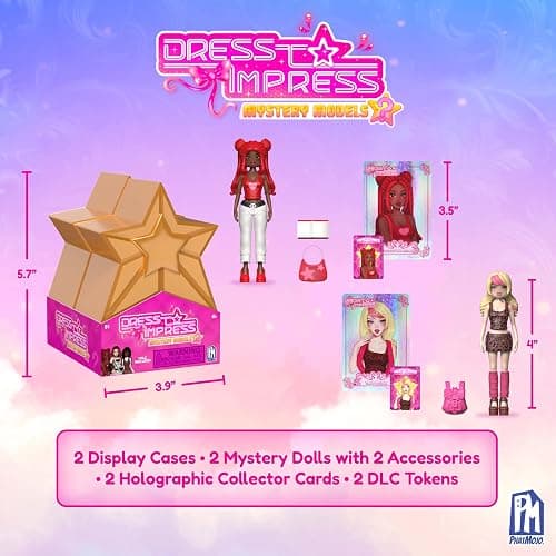 PhatMojo Dress to Impress - Mystery Model Minifigure 2-Pack (4" Tall, Series 1) [Includes DLC] thumbnail 2