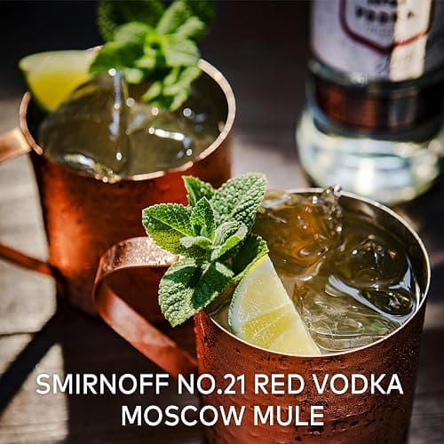 Smirnoff No. 21 Vodka | 37.5% vol | 1L | Triple Distilled & 10 x Filtered | Premium Made in Great Britain | Smooth with a Hint of Sweetness & Pepper | 1ltr thumbnail 4