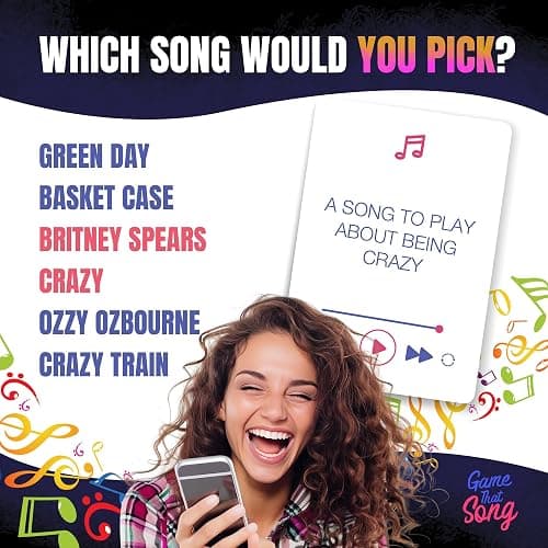 Game That Song - Music Party Game for Adults & Families | Card Game for Game Night | Compete to Play the Best Song | 3-6 Players or Groups thumbnail 4