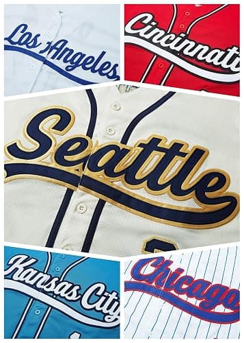 Custom Mens/Women/Youth Kansas City Baseball Stitched T-Shirt for Sports Fan thumbnail 2