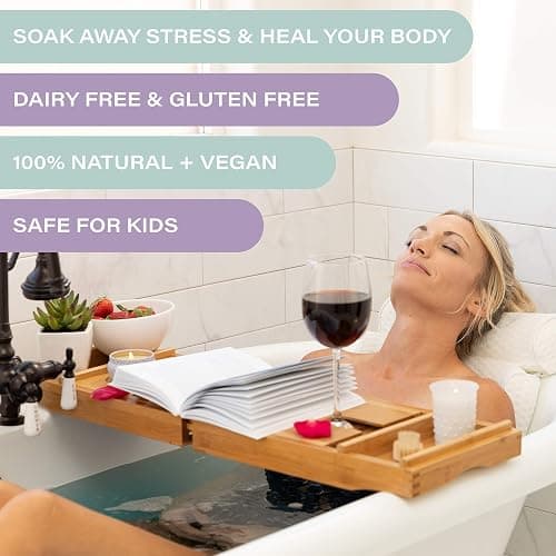 Ahila power of healing 12 XXL Bubbly Organic Bath Bombs Gift Set for Women Men and Kids Designed in Canada Long Lasting Floaters Relaxing Aromatherapy Rich in Pure Essential Oils Healing Properties thumbnail 4