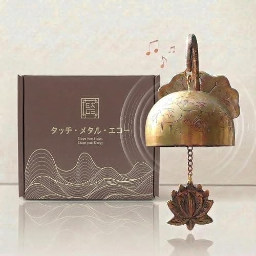 Solid Brass Shopkeepers Bell for Door Opening – Handmade in Korea – Bells for Door & Business Entrance – Home Decor Housewarming Gift - Image 1
