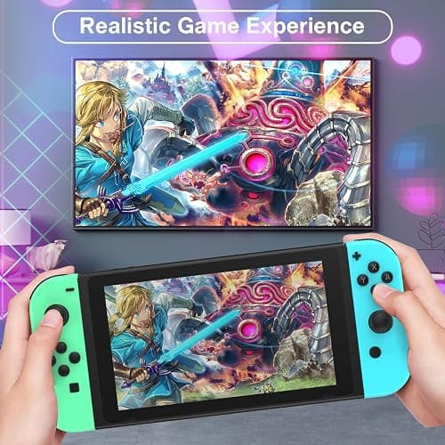 XYCZXIKEC Replacement for Switch Controllers, Left and Right Switch Wireless Controllers Compatible with Nintendo Switch/Lite/OLED, Support Motion Control/Wake-up/Dual Vibration (G-B) thumbnail 4