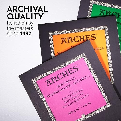 Arches Watercolor Paper Pad, 140 pound, Cold Press, 9"x12" thumbnail 7