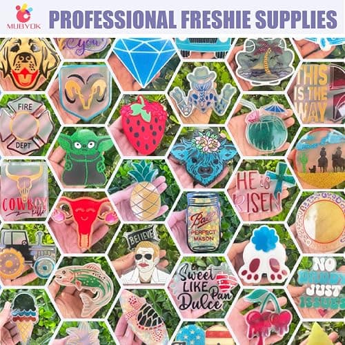 (300 Design Optional) MUBYOK M220 Nurse Doctor Scrub Shirt Silicone Freshie Mold for Baking Aroma Beads Car Freshie Supplies thumbnail 6