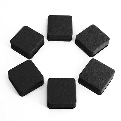 Dry Erase Erasers, IHPUKIDI 48 Pack Magnetic Whiteboard Dry Eraser Chalkboard Cleansers for Classroom, Home and Office (Black 2 x 2 Inch thumbnail 3