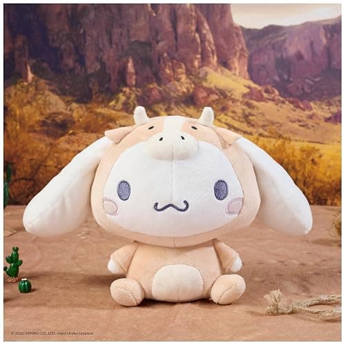 GUND Sanrio Official Hello Kitty and Friends Cinnamoroll Rodeo Bull Plush, Collectible Plush Toy, Bull Stuffed Animal for Ages 1 and Up, 6” thumbnail 2