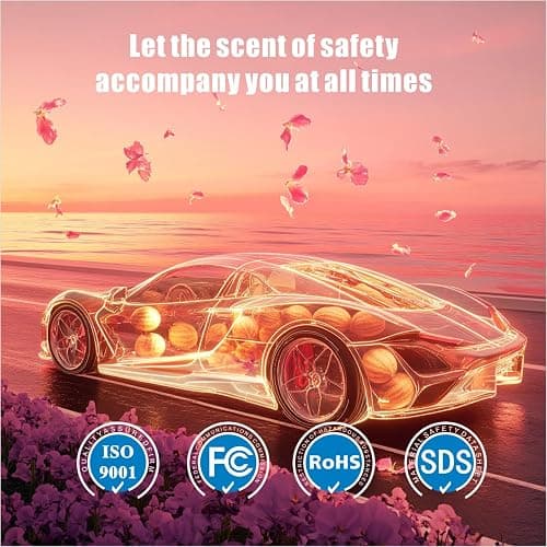 Carori Car Air Freshener, Essential Oil Diffuser, Car Air Freshener Long Lasting Strong Deodorizer, Car Fresheners for Women, (10ml Essential Oil, Ribbon, Vent Clip, Lanyard, Rabbit)*2pcs thumbnail 9