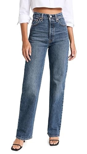 Levi's Womens Ribcage Full Length Jeans - Image 1