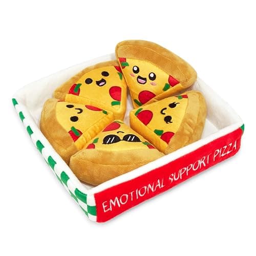 WHAT DO YOU MEME? Emotional Support Pizza — Plush Pizza by Emotional Support Plushies - Image 1