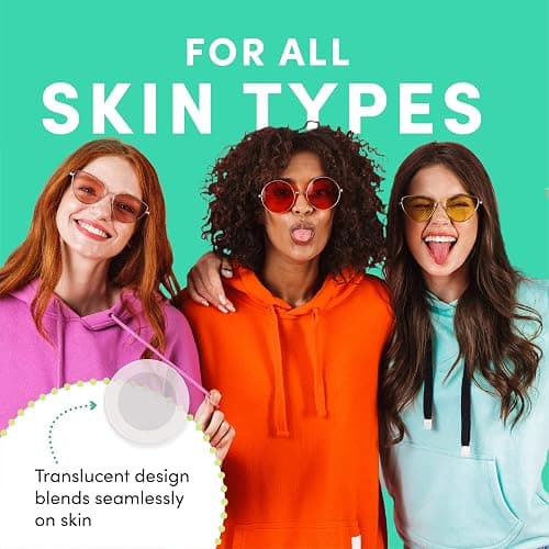 Dots for Spots Pimple Patches For Face - Stocking Stuffers For Teens - Fast Acting, Translucent Hydrocolloid Zit Patches that Unclog Pores Korean Skin Care - Vegan, Cruelty Free - (60 count) thumbnail 6