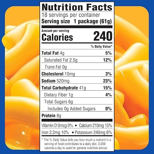Kraft Easy Mac and Cheese, 18 Packets, for Easy Dinner or Dinner Sides, Original Flavor, No Artificial Flavors, Preservatives or Dyes, 38.7 oz thumbnail 2
