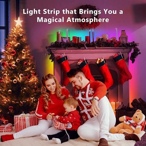 DAYBETTER Smart IC LED Strip Lights, BGRIC LED Lights for Bedroom, DIY Multiple Colors on One Line, App Control Color Changing Strip Lighting Music Sync Home Decor 16.4 ft - BGRIC - 16.4FT thumbnail 7