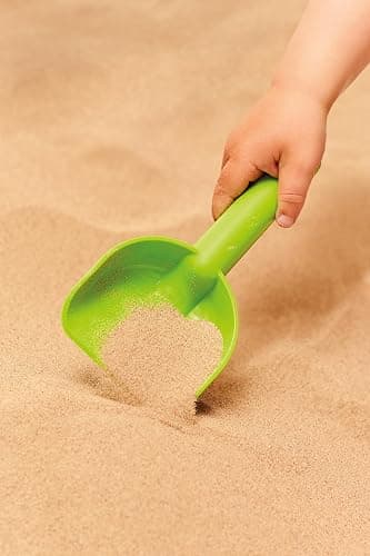 Hape Beach Basics Sand Toy Set Including Bucket Sifter, Rake, and Shovel Toys| Sand Toy Playset for Toddlers 18M+ thumbnail 6