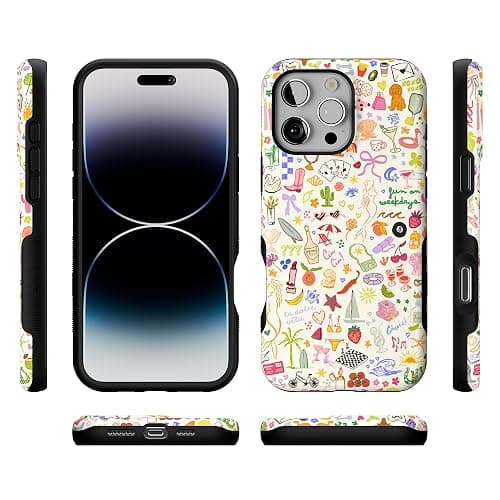 Casely iPhone 16 Pro Case | All The Fun Things | Fun on Weekdays | Compatible with MagSafe | Bold Protective Case Design thumbnail 9