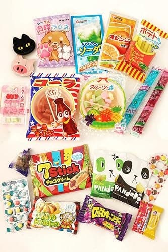 Japanese Candy Snack Assortment, 55 Pieces Box, Variety Pack thumbnail 4