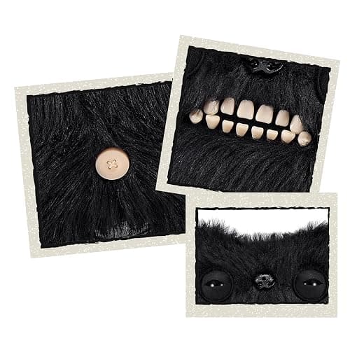 Fuggler Misfit Monsters 9-inch by ZURU, Funny Ugly Monster Plush Toy, Soft Doll Plushies for Kids and Adults (Mr Buttons & Screech - Pink & Blue) thumbnail 4