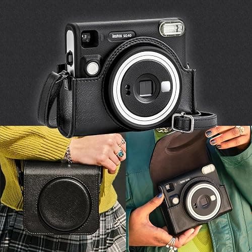 Fujifilm Instax Square SQ40 Instant Camera Black + 20 Instax Film Prints + More thumbnail 7