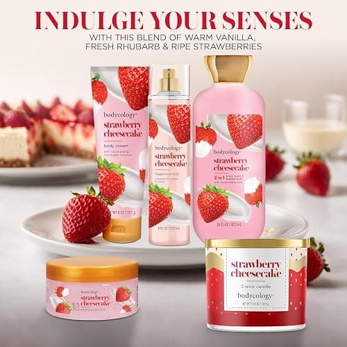 Bodycology Long-Lasting Fragrance Body Mist, Strawberry Cheesecake, 8 fl oz (Pack of 2) thumbnail 6