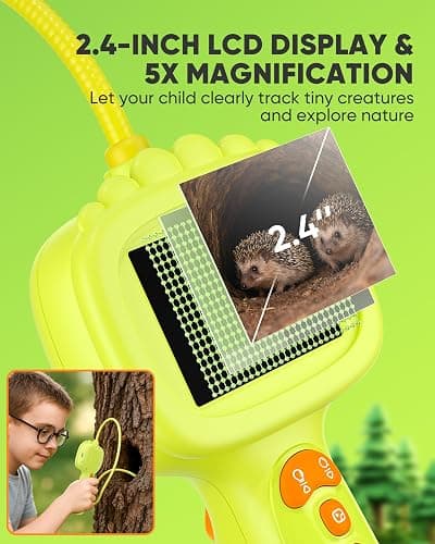 IWOBAC 2.6FT Borescope Snake Camera Toy with Light & 32GB SD Card for Kids Science Educational STEM Toys for Outdoor Camping Nature Exploration Birthday Gift for 4 5 6 7 8 9 10 12 Years Old Boy Girls thumbnail 4