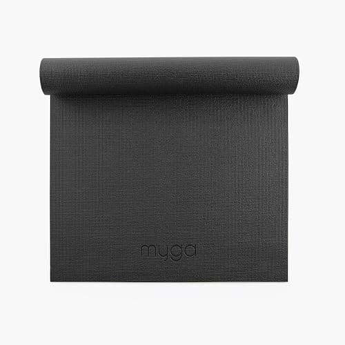 Myga Yoga Mat with Carry Strap – Non-Slip, Lightweight & Durable Exercise Mat for Yoga, Pilates & Fitness – Sweat-Resistant & Easy to Clean – 173cm x 61cm x 4mm - Choice of Colour thumbnail 6