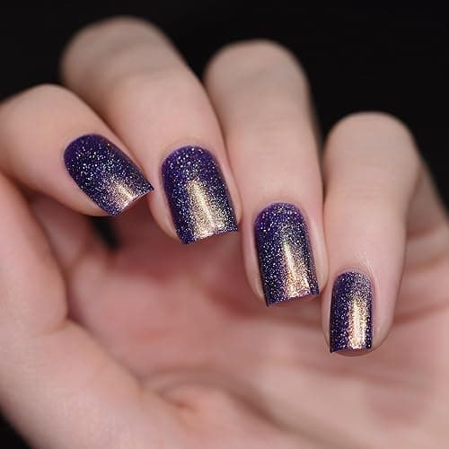 ILNP Art District - Regal Purple Holographic Nail Polish thumbnail 4
