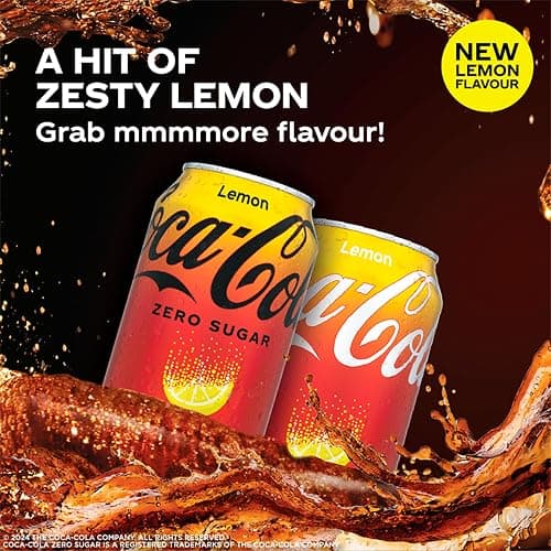 Coca Cola Classic Can Lemon 330 ml (Pack of 24) thumbnail 3