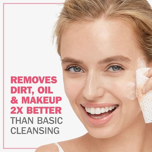 Olay Daily Facials 5-In-One Hydrating Cleansing Cloths with Grapeseed Extract, 66 Count thumbnail 2