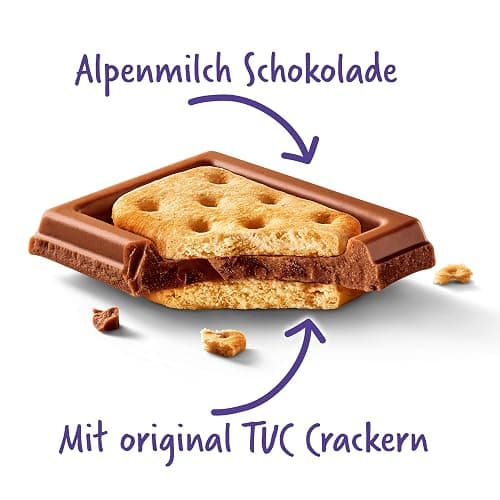 Milka TUC – Alpenmilch-Schokolade mit knusprigen Mini-Crackern – 87g thumbnail 3