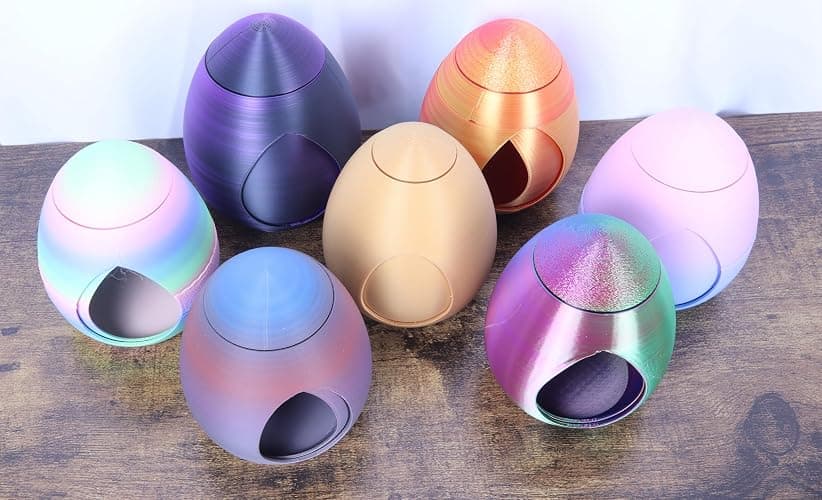 3D Printed Mystery Animal Fidget Pack, 10 Pieces, Fun and Unique Articulated Designs with Revolving Egg Easter thumbnail 6