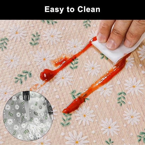 Cooyes Shelf Liner – Premium Non-Adhesive Cabinet & Drawer Liner for Kitchen – Waterproof Shelf Paper with Modern Pattern – Durable EVA Cabinet Mat – Easy to Cut thumbnail 8