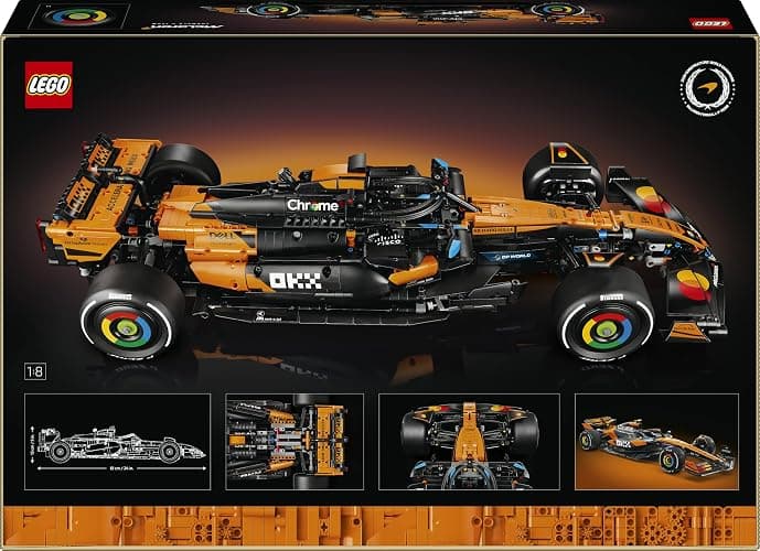 LEGO Technic McLaren MCL39 F1 Car Model Kit for Adults - Collectible Formula 1 Building Set w/ V6 Engine, Differential & DRS Activator - Gift Idea for Racing & Motorsport Fans - 42228 thumbnail 10