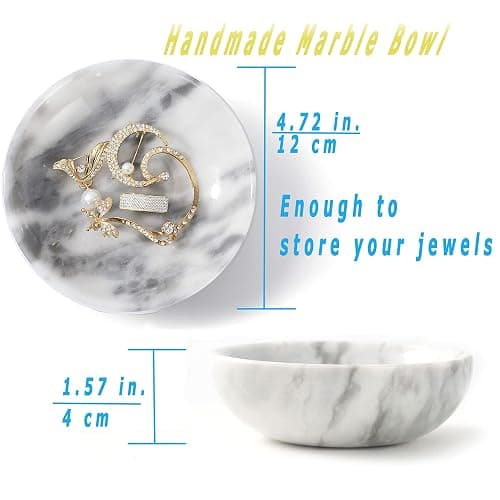 CM CHIC MONDAY Marble Jewelry Dish - Rings Holder thumbnail 2