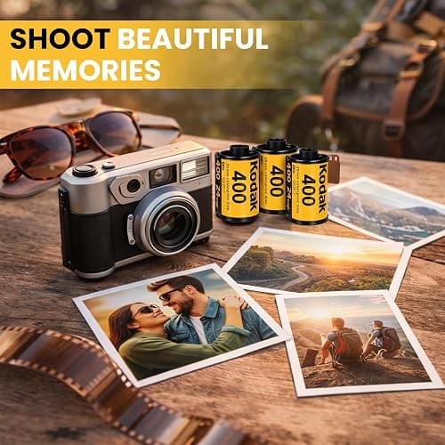 Kodak Ultramax 400 35mm Film Roll (24 Exposures) 3 Rolls + Sturdy Tiger Film Storage Case thumbnail 4
