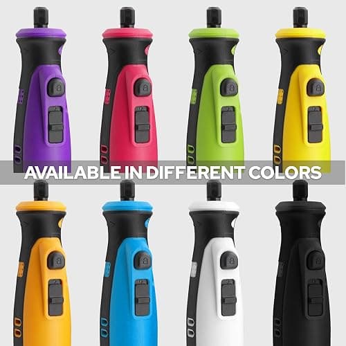 Diamondg Cordless Dog Nail Grinder with Quiet Sound & LED Tip for Large & Small Dogs, 4hrs. Runtime, 2 Bits Included, Green thumbnail 6