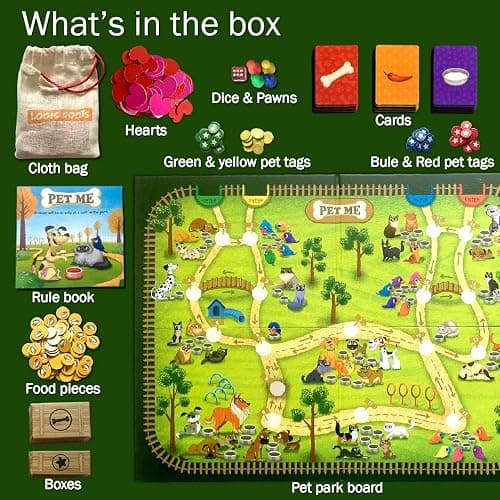 Logic Roots Pet Me Multiplication and Division Game - Fun Math Board Game for 5 - 9 Year Olds, Easy Start STEM Toy, Perfect Educational Gift for Kids (Girls & Boys), Homeschoolers, Grade 1 and Up - Pet Me thumbnail 2